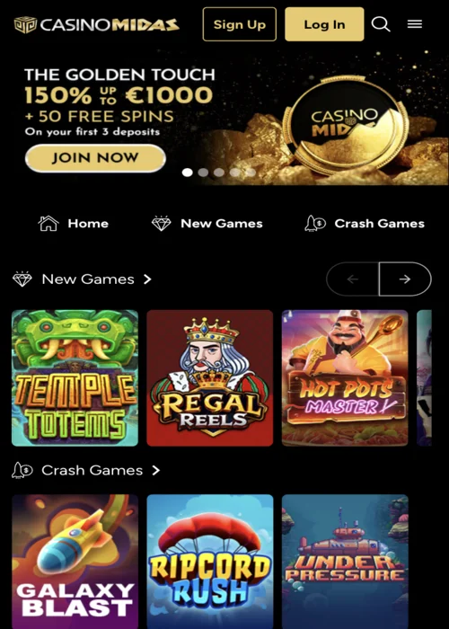 Catálogo Midas Casino